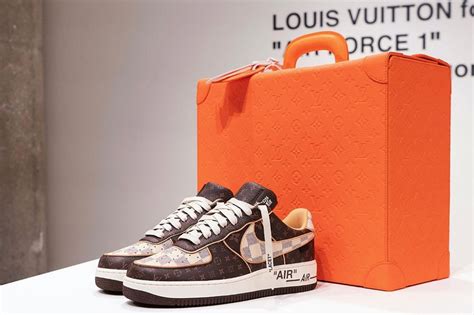 virgil abloh air force 1 louis vuitton auction